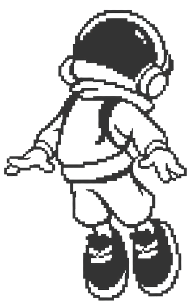 Astronauta pixel art